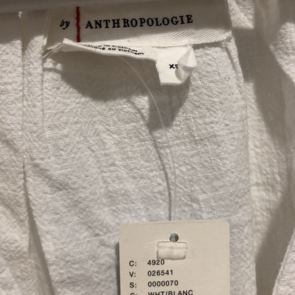Anthropologie NWT XSP // GESINE TIERED SWING BLOUSE - Picture 7 of 8